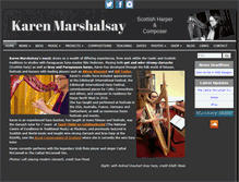 Tablet Screenshot of karenmarshalsay.com